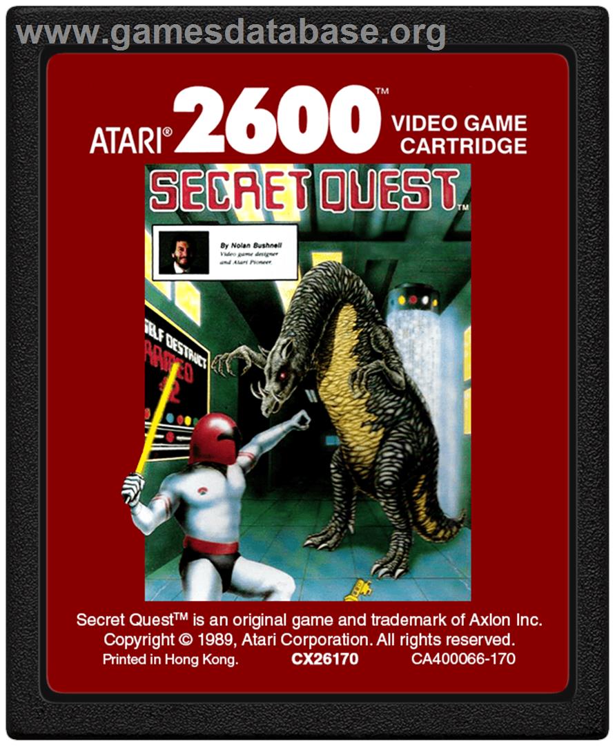 Secret Quest - Atari 2600 - Artwork - Cartridge