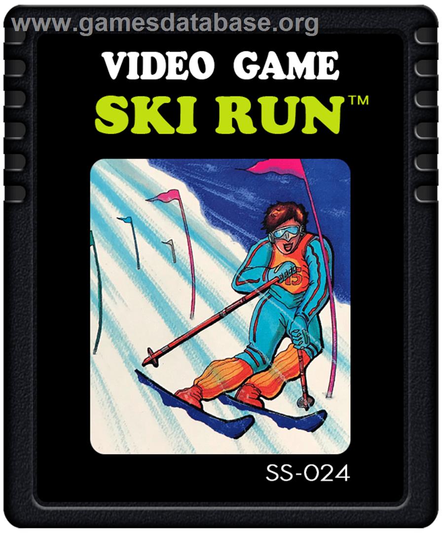 Ski Run - Atari 2600 - Artwork - Cartridge