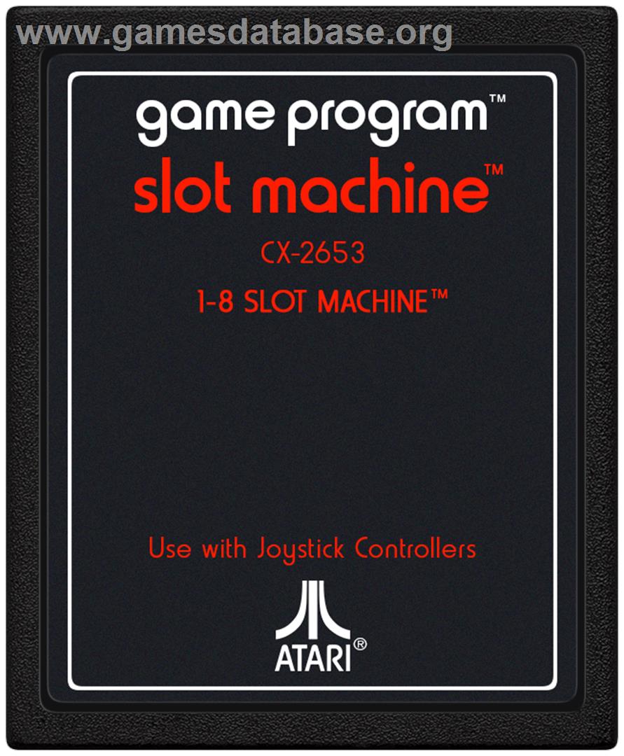 Slot Machine - Atari 2600 - Artwork - Cartridge