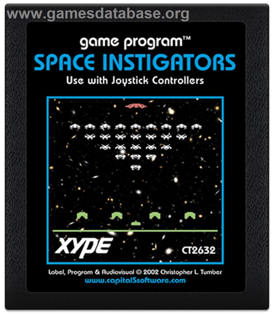 Space Instigators - Atari 2600 - Artwork - Cartridge