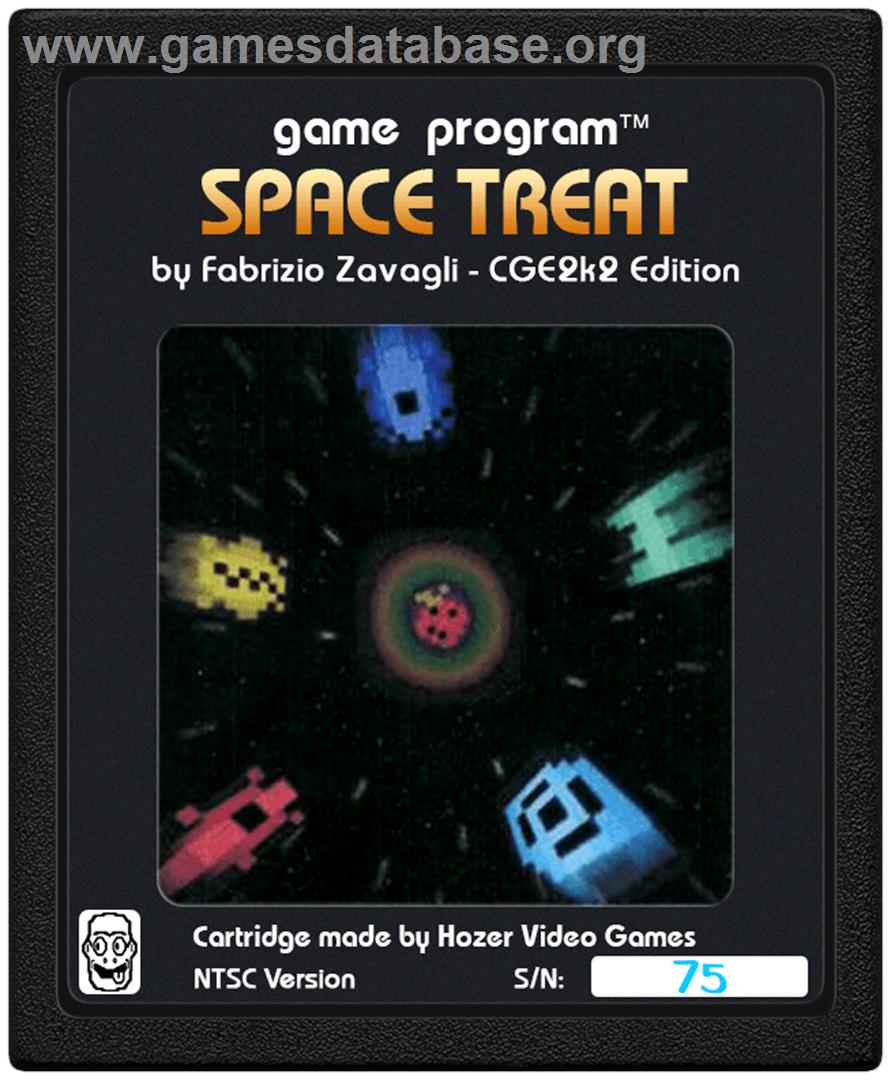 Space Treat - Atari 2600 - Artwork - Cartridge
