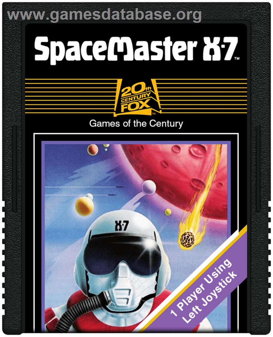 Spacemaster X-7 - Atari 2600 - Artwork - Cartridge
