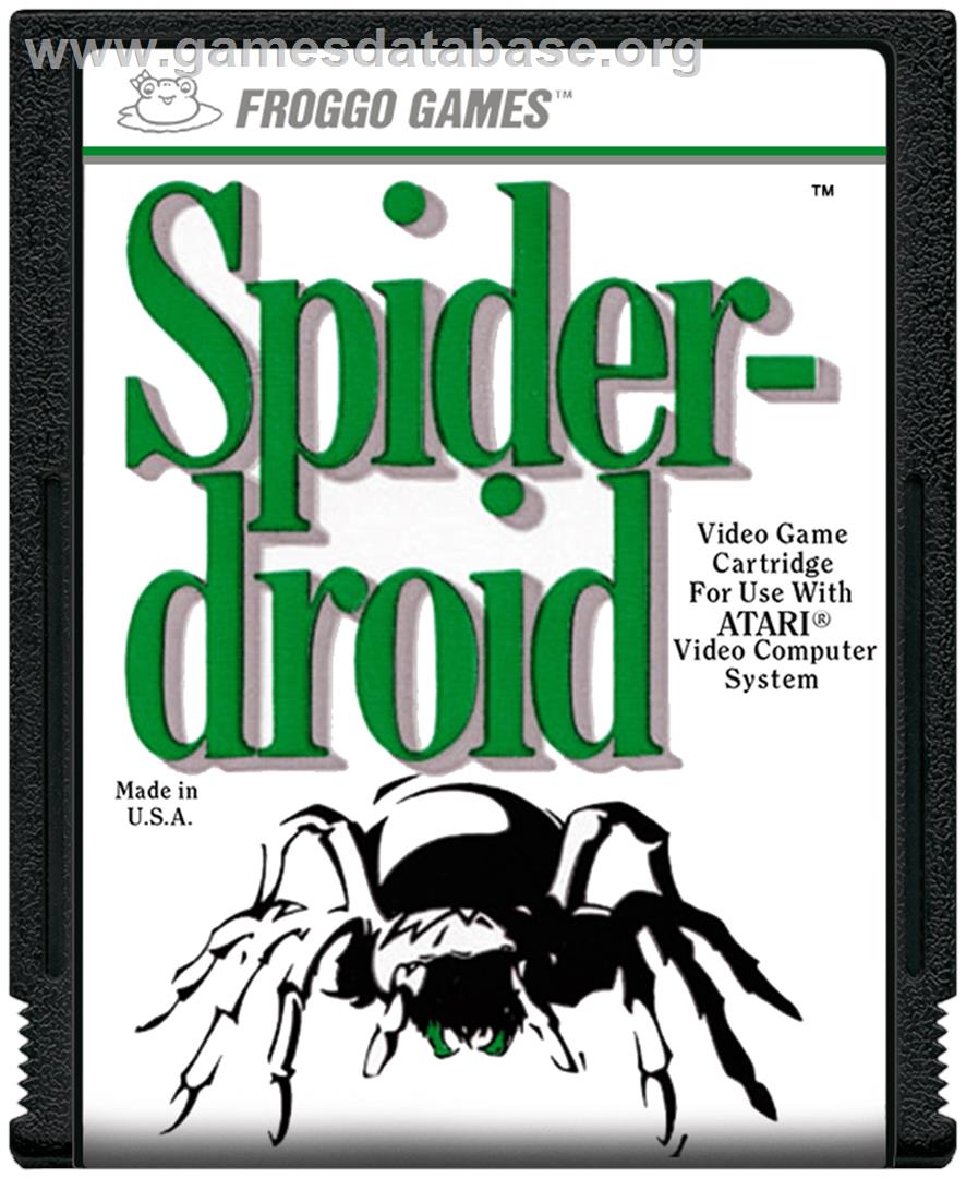 Spiderdroid - Atari 2600 - Artwork - Cartridge