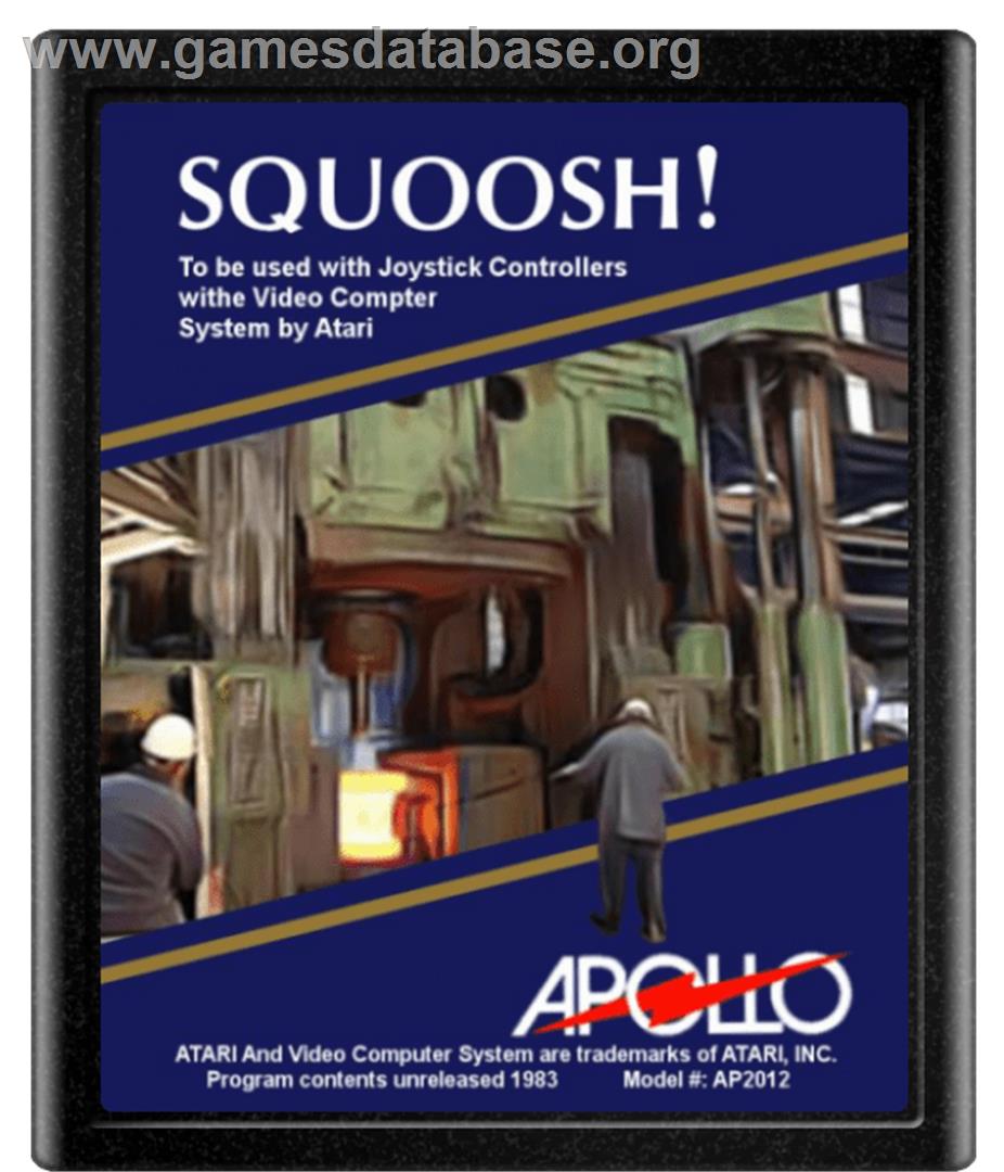 Squoosh - Atari 2600 - Artwork - Cartridge