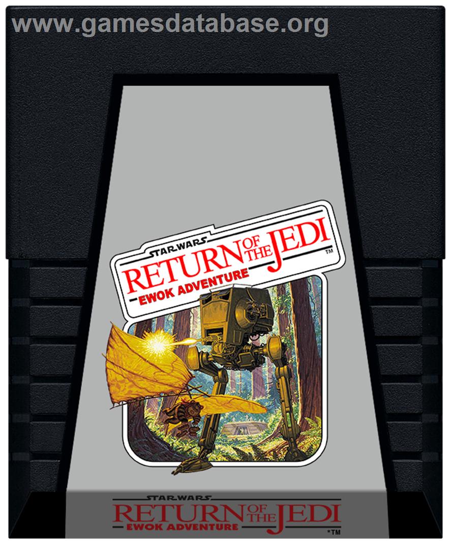 Star Wars - Return Of The Jedi - Ewok Adventure - Atari 2600 - Artwork - Cartridge