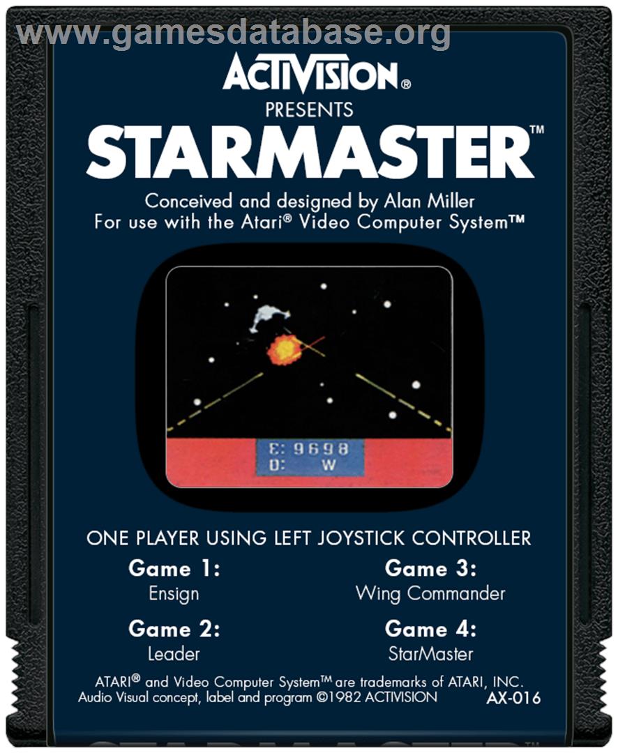 Starmaster - Atari 2600 - Artwork - Cartridge