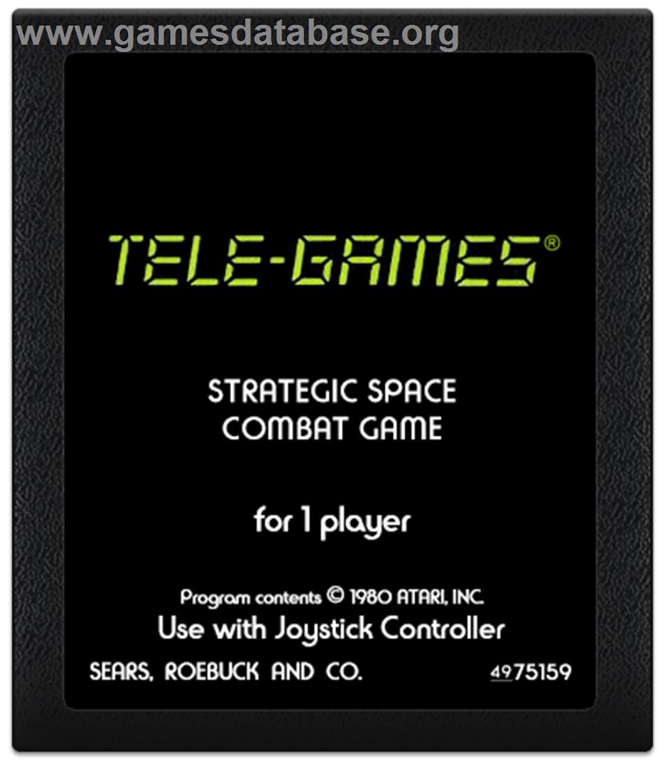 Stellar Track - Atari 2600 - Artwork - Cartridge