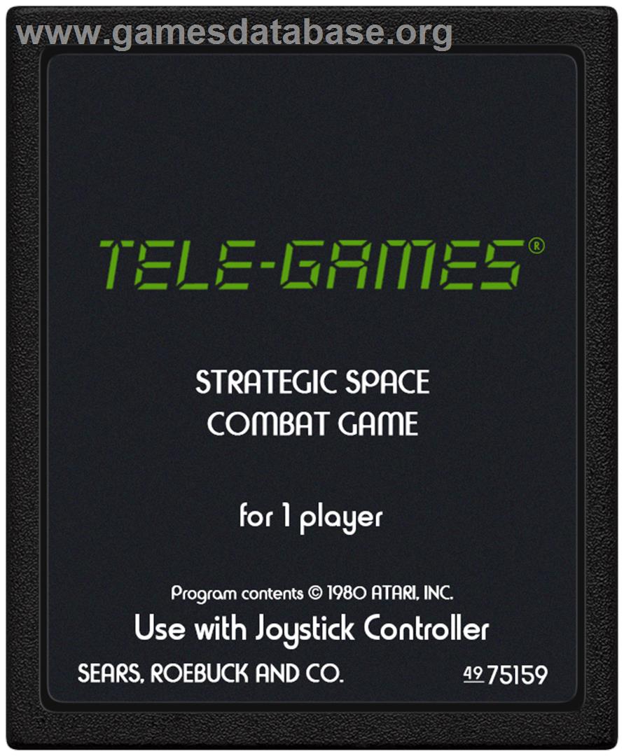 Stellar Track - Atari 2600 - Artwork - Cartridge
