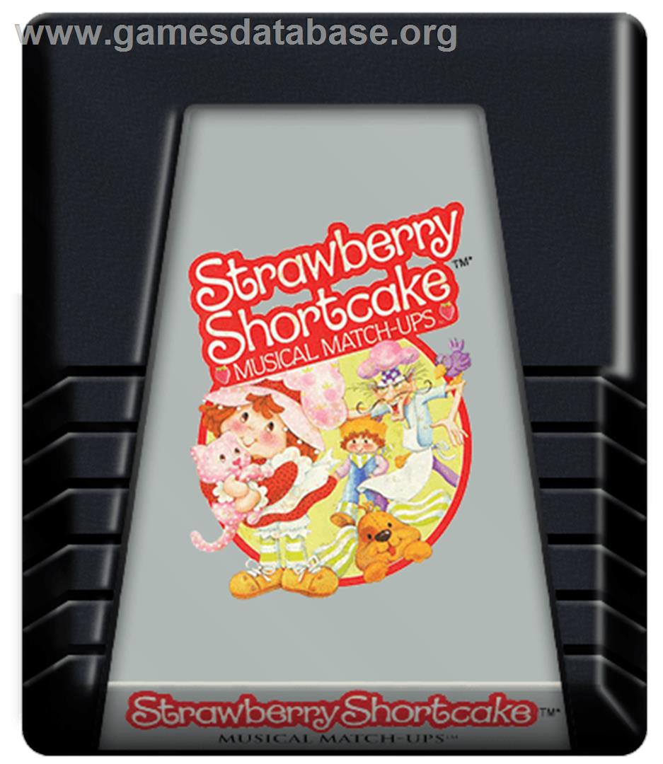 Strawberry Shortcake Musical Match-Ups - Atari 2600 - Artwork - Cartridge