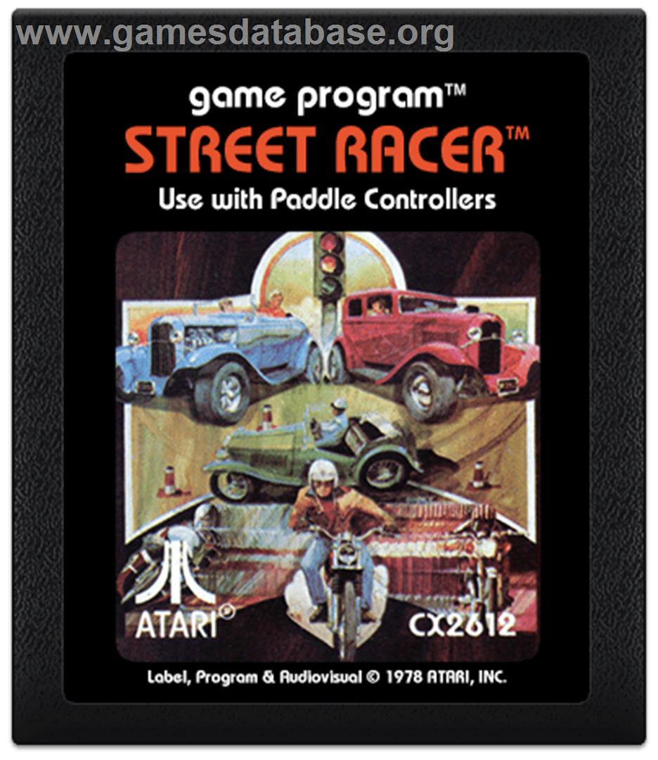 Street Racer - Atari 2600 - Artwork - Cartridge