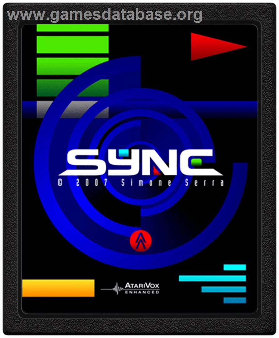 Sync - Atari 2600 - Artwork - Cartridge