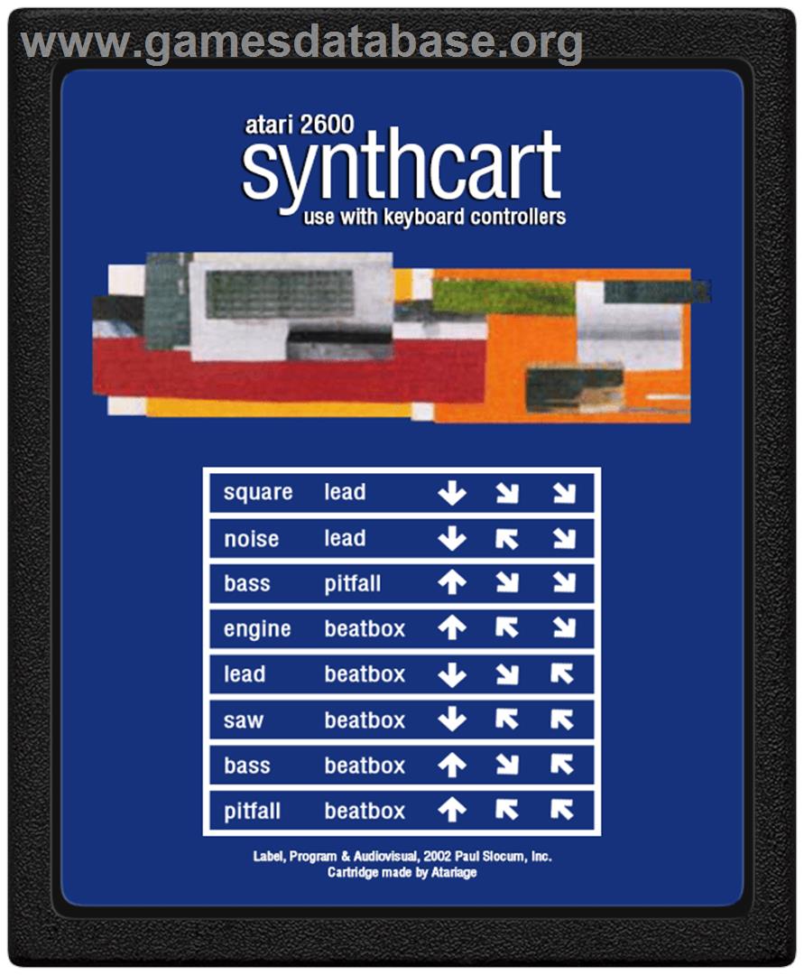 Synthcart - Atari 2600 - Artwork - Cartridge
