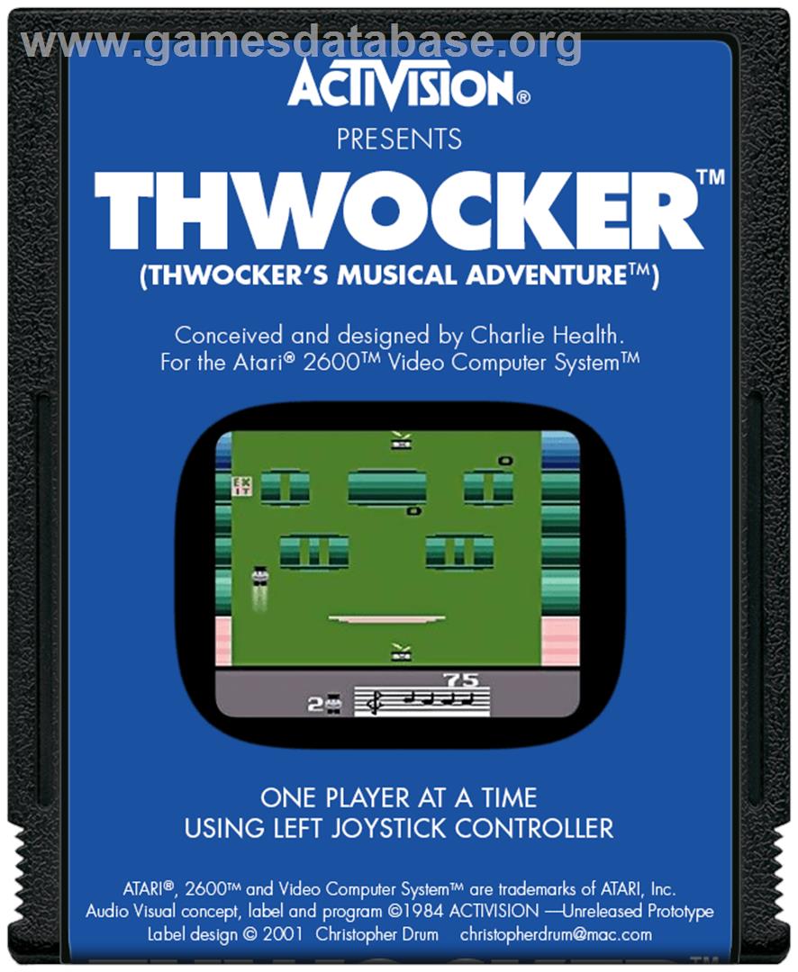 Thwocker - Atari 2600 - Artwork - Cartridge