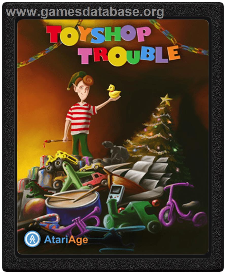 Toyshop Trouble - Atari 2600 - Artwork - Cartridge