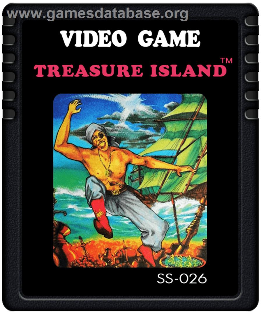 Treasure Island - Atari 2600 - Artwork - Cartridge