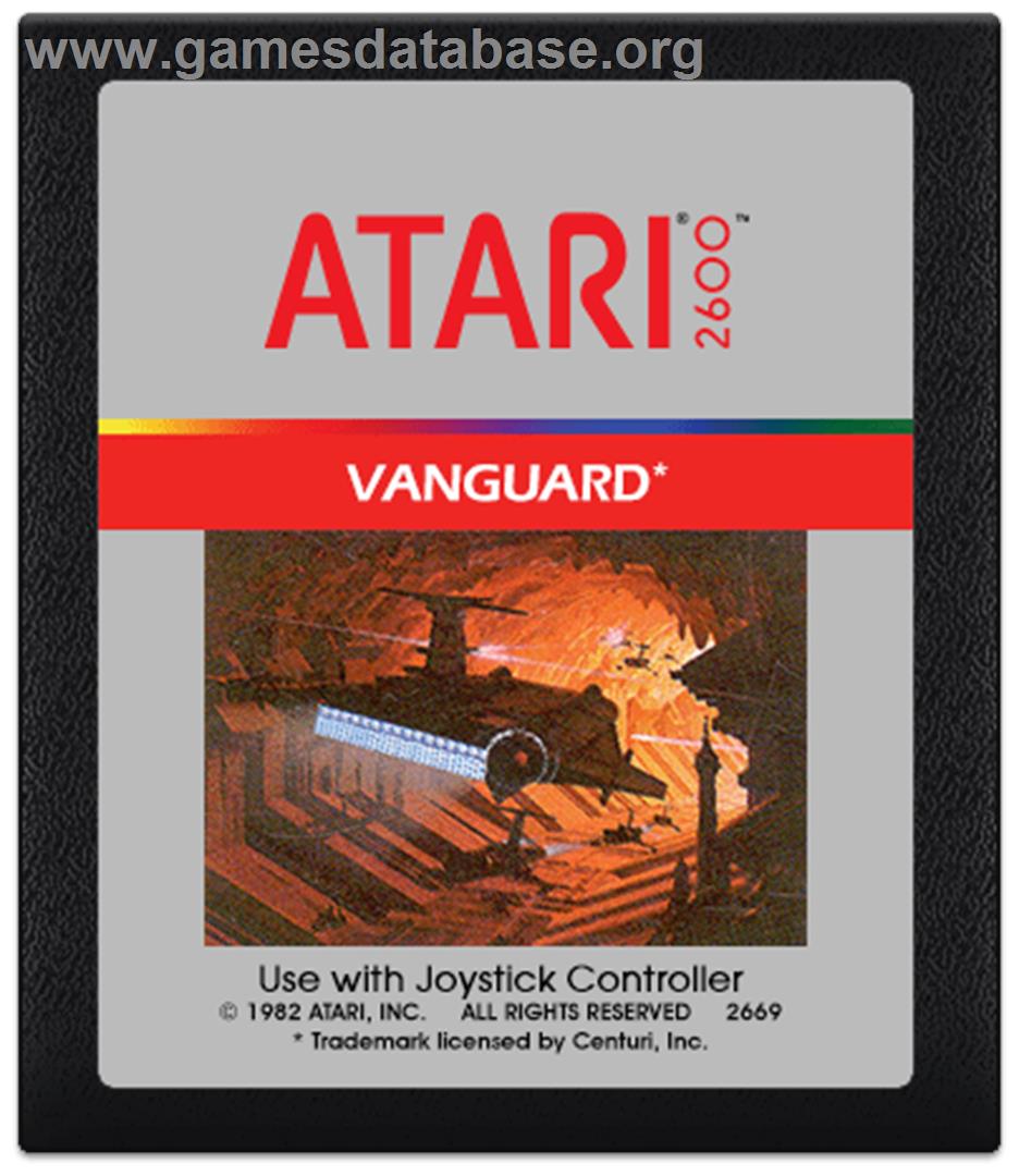 Vanguard - Atari 2600 - Artwork - Cartridge