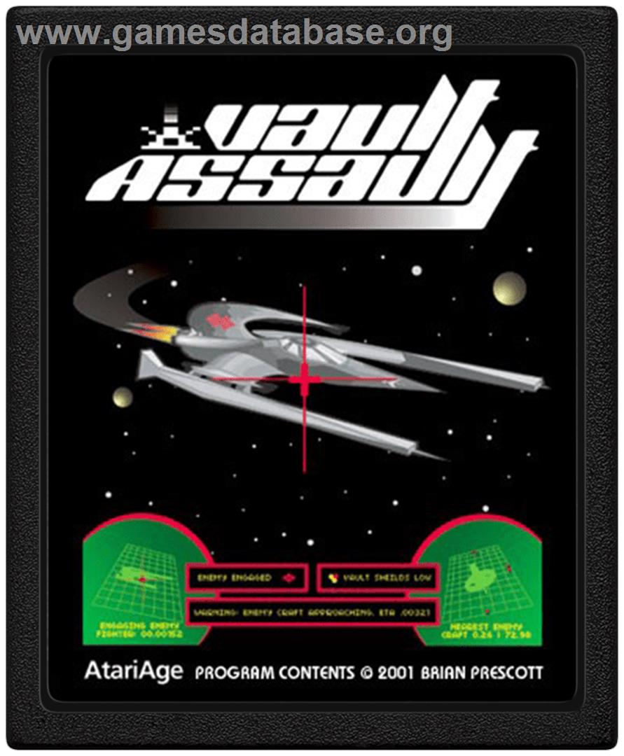 Vault Assault - Atari 2600 - Artwork - Cartridge