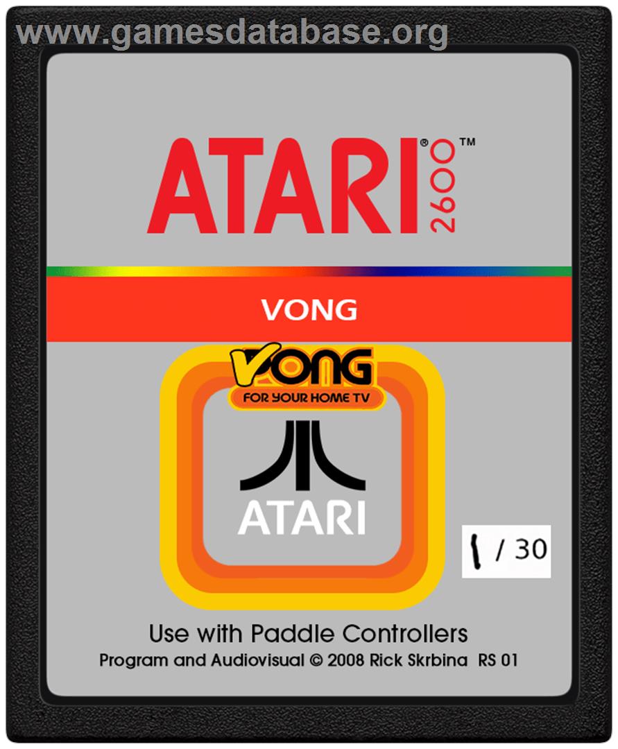 Vong - Atari 2600 - Artwork - Cartridge
