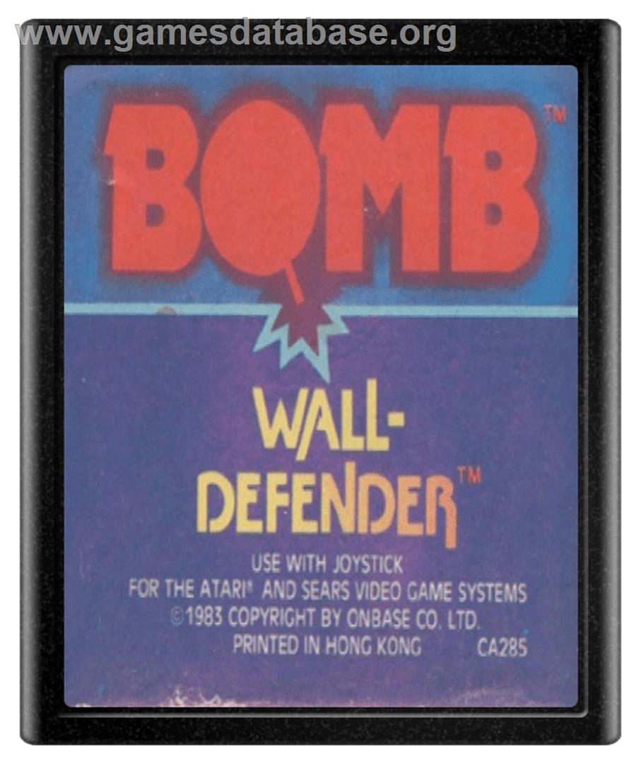 Wall-Defender - Atari 2600 - Artwork - Cartridge