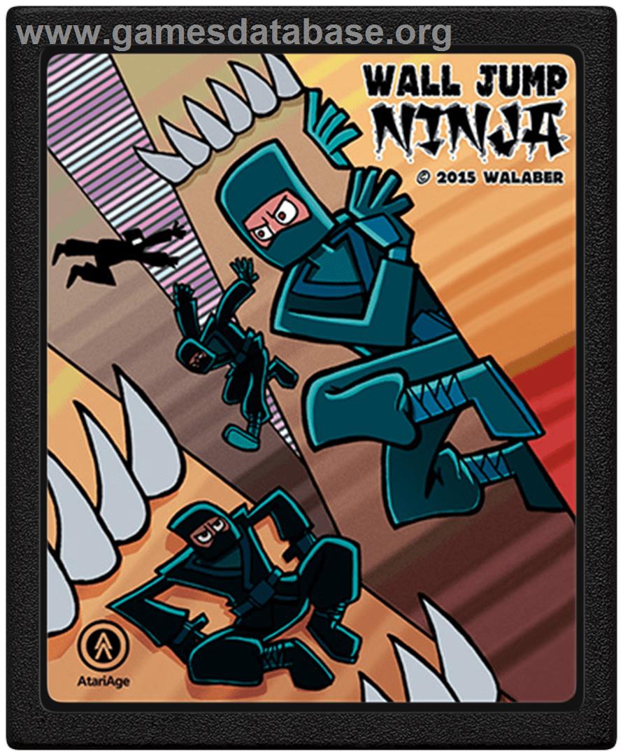 Wall Jump Ninja - Atari 2600 - Artwork - Cartridge