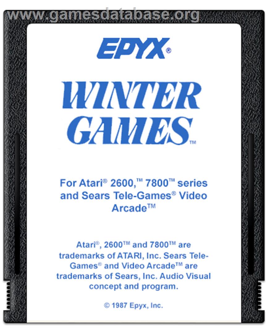 Winter Games - Atari 2600 - Artwork - Cartridge