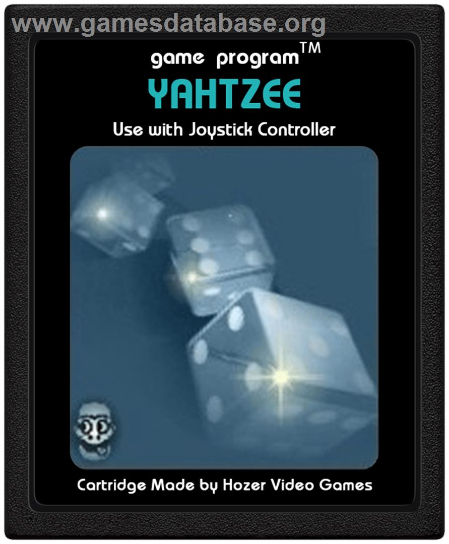 Yahtzee - Atari 2600 - Artwork - Cartridge