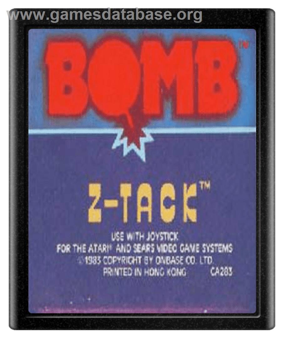 Z-Tack - Atari 2600 - Artwork - Cartridge