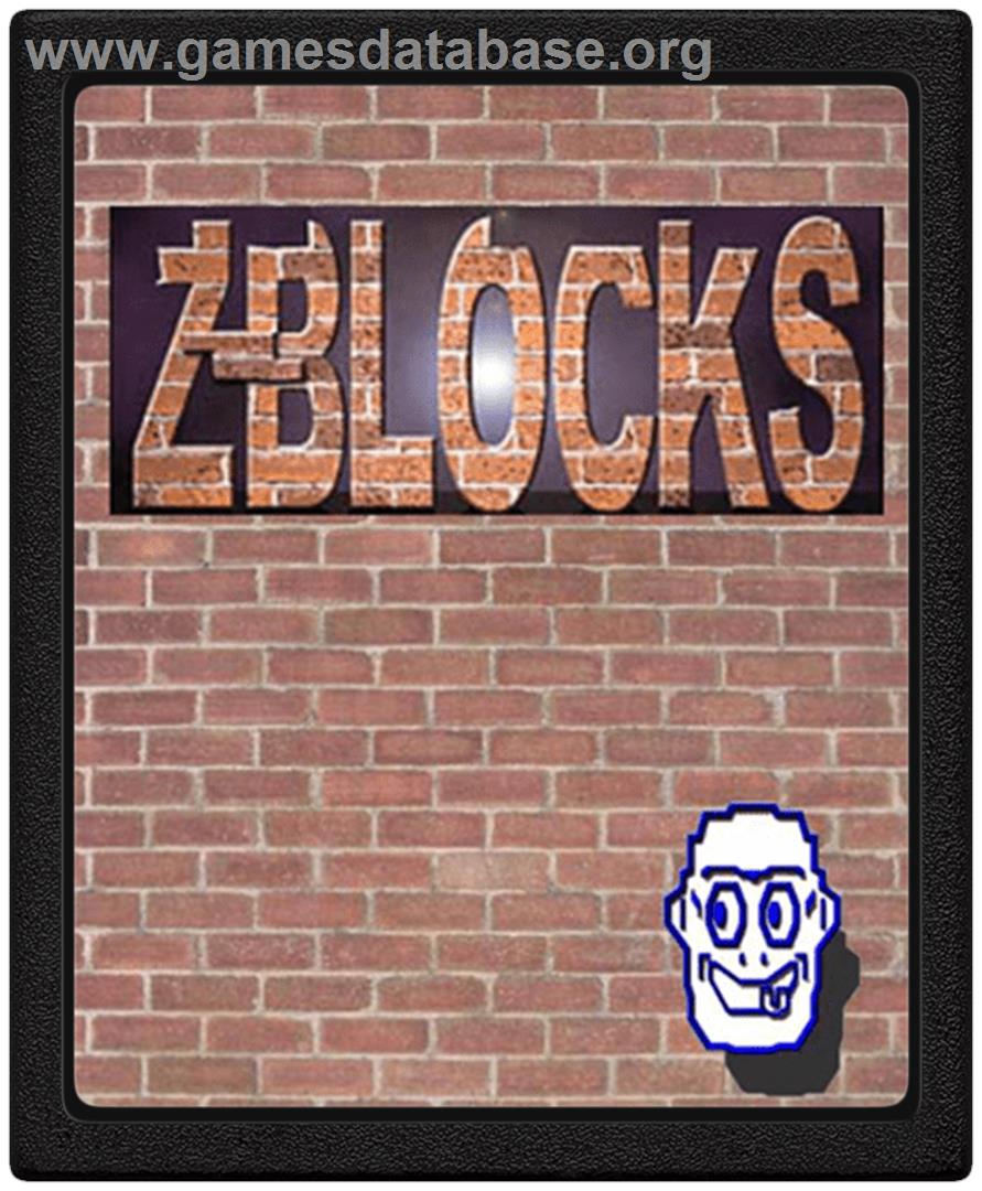 Z-blocks - Atari 2600 - Artwork - Cartridge