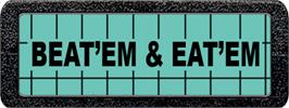 Top of cartridge artwork for Beat 'Em & Eat 'Em/Lady in Wading on the Atari 2600.