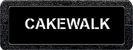 Top of cartridge artwork for Cakewalk on the Atari 2600.