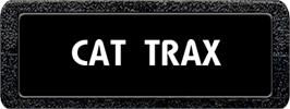 Top of cartridge artwork for Cat Trax on the Atari 2600.