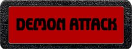 Top of cartridge artwork for Demon Attack on the Atari 2600.