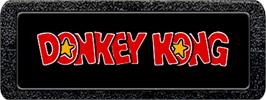 Top of cartridge artwork for Donkey Kong on the Atari 2600.