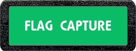Top of cartridge artwork for Flag Capture on the Atari 2600.