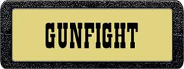 Top of cartridge artwork for Gunfight on the Atari 2600.