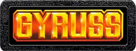 Top of cartridge artwork for Gyruss on the Atari 2600.