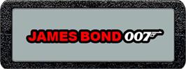 Top of cartridge artwork for James Bond 007 on the Atari 2600.