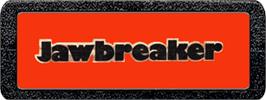 Top of cartridge artwork for JawBreaker on the Atari 2600.