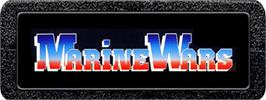 Top of cartridge artwork for Marine Wars on the Atari 2600.