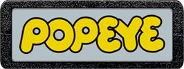 Top of cartridge artwork for Popeye on the Atari 2600.