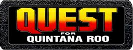 Top of cartridge artwork for Quest for Quintana Roo on the Atari 2600.