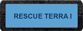 Top of cartridge artwork for Rescue Terra I on the Atari 2600.