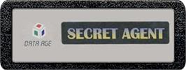 Top of cartridge artwork for Secret Agent on the Atari 2600.