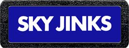 Top of cartridge artwork for Sky Jinks on the Atari 2600.