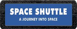 Top of cartridge artwork for Space Shuttle: A Journey into Space on the Atari 2600.