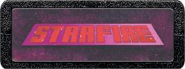 Top of cartridge artwork for Star Wars on the Atari 2600.