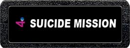 Top of cartridge artwork for Suicide Mission on the Atari 2600.