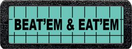 Top of cartridge artwork for Swedish Erotica: Beat 'Em & Eat 'Em on the Atari 2600.