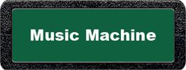 Top of cartridge artwork for The Music Machine on the Atari 2600.