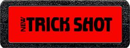 Top of cartridge artwork for Trick Shot on the Atari 2600.